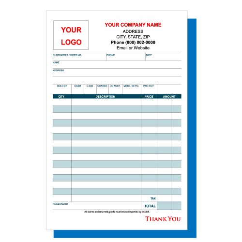 receipt form templates lighthouse printing