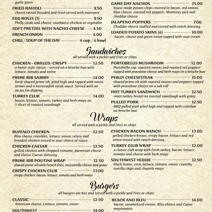 Printed Paper Menus Tabloid Size | Lighthouse Printing